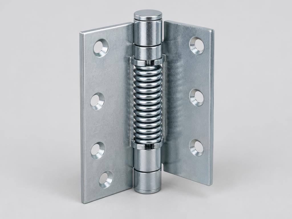 Dobradiça helicoidal galvanizada para porta corta-fogo